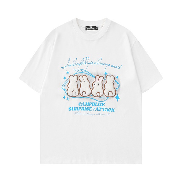 가바바 여성 토끼 뒷태 오버핏 반팔 티셔츠 G76875 (빅사이즈 S~XL) - 10대, 20대, 30대 여성쇼핑몰 남성쇼핑몰 | 가바바