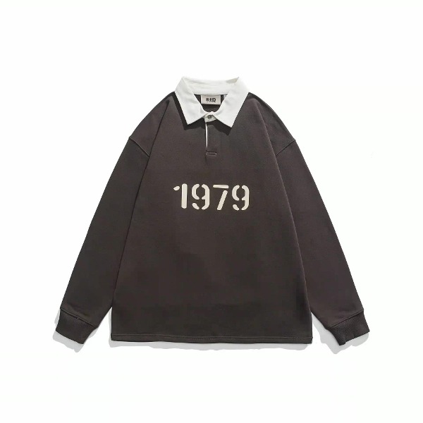 가바바 남녀공용 1979 오버핏 카라 긴팔 티셔츠 G77629 (빅사이즈 M~XL) - 10대, 20대, 30대 여성쇼핑몰 남성쇼핑몰 | 가바바