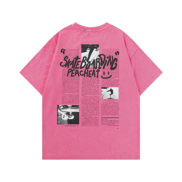 가바바 남녀공용 힙합 남녀 프린팅 오버핏 반팔 티셔츠 G76804 (빅사이즈 S~XL) - 10대, 20대, 30대 여성쇼핑몰 남성쇼핑몰 | 가바바