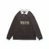 가바바 남녀공용 1979 오버핏 카라 긴팔 티셔츠 G77629 (빅사이즈 M~XL)