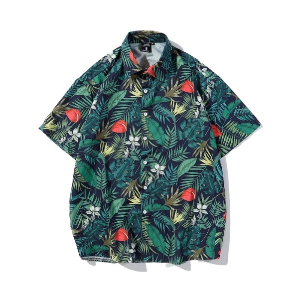 (당일발송/특가) 가바바 남녀공용 녹색 하와이안 카라 반팔 셔츠 G74799 - 10대, 20대, 30대 여성쇼핑몰 남성쇼핑몰 | 가바바