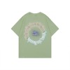 가바바 남녀공용 반전 라운드 레터링 반팔 티셔츠 G77061